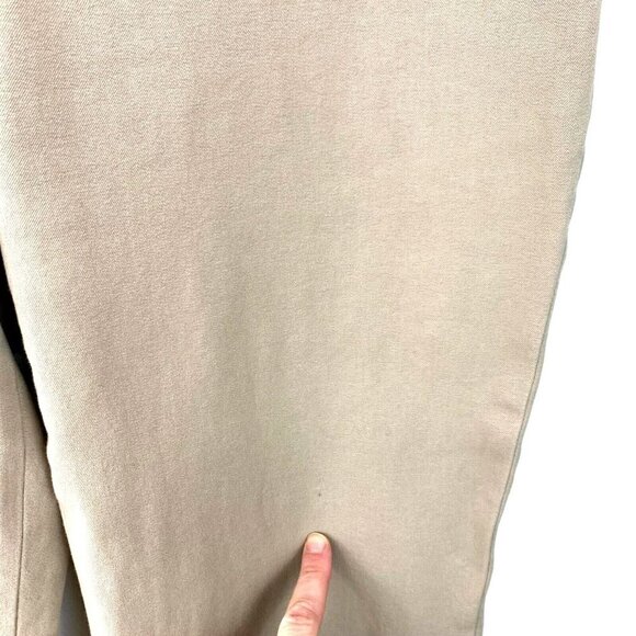 Soft Surroundings Pull On Chino Pants Women's Size 10 Tan High Rise Straight Leg - Picture 3 of 16